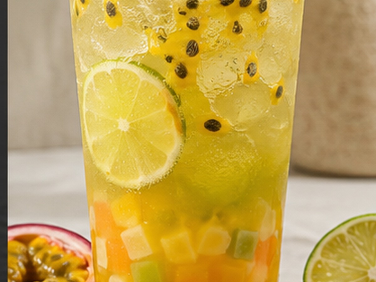 Sparkling Passionfruit Green Tea